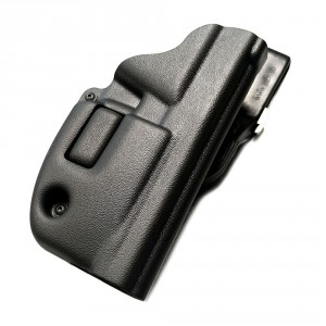 Кобура пластиковая, закрытая с мех. фиксации для "S-S P 226" №27 на ременном держателе / Черный / STICH PROFI
